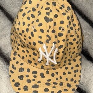 MLB Tan and Black Leopard Print Hat